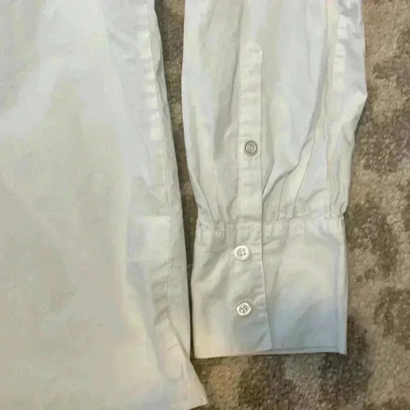 J.Crew Lace Bib Popover Shirt in White, size 14 - Picture 6 of 10